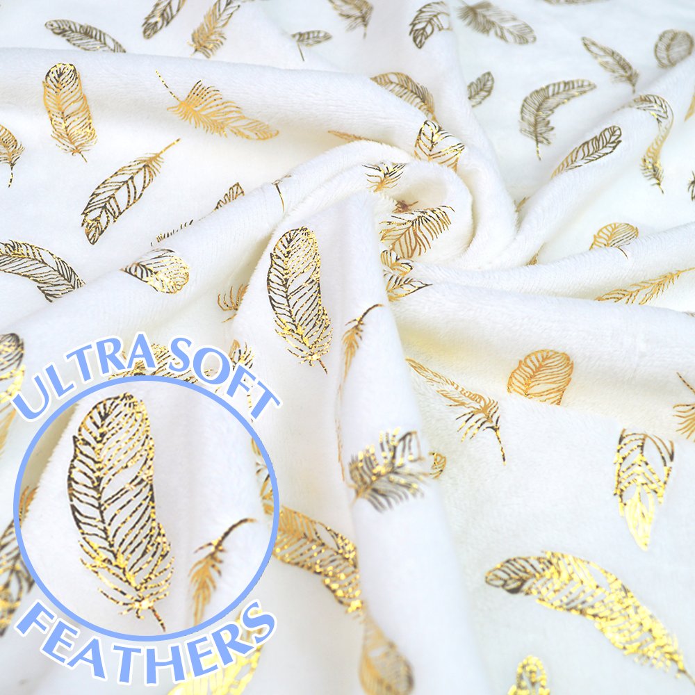 Funda para Cambiador Contorneado American Baby Company Pluma Dorada Brillante en Gris Sólido para Niños y Niñas