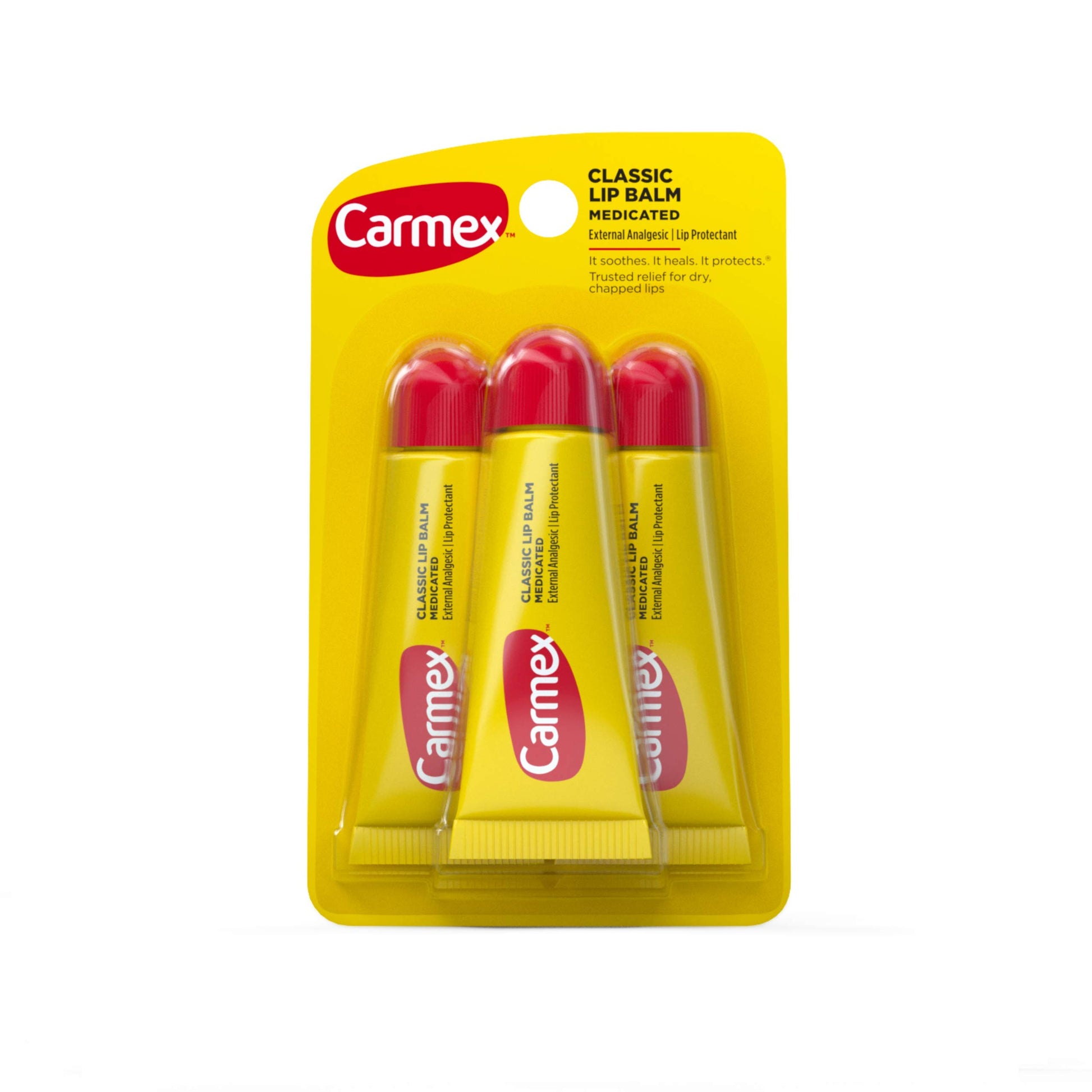 Carmex Original Flavor Moisturizing Lip Balm Tube Value Pack