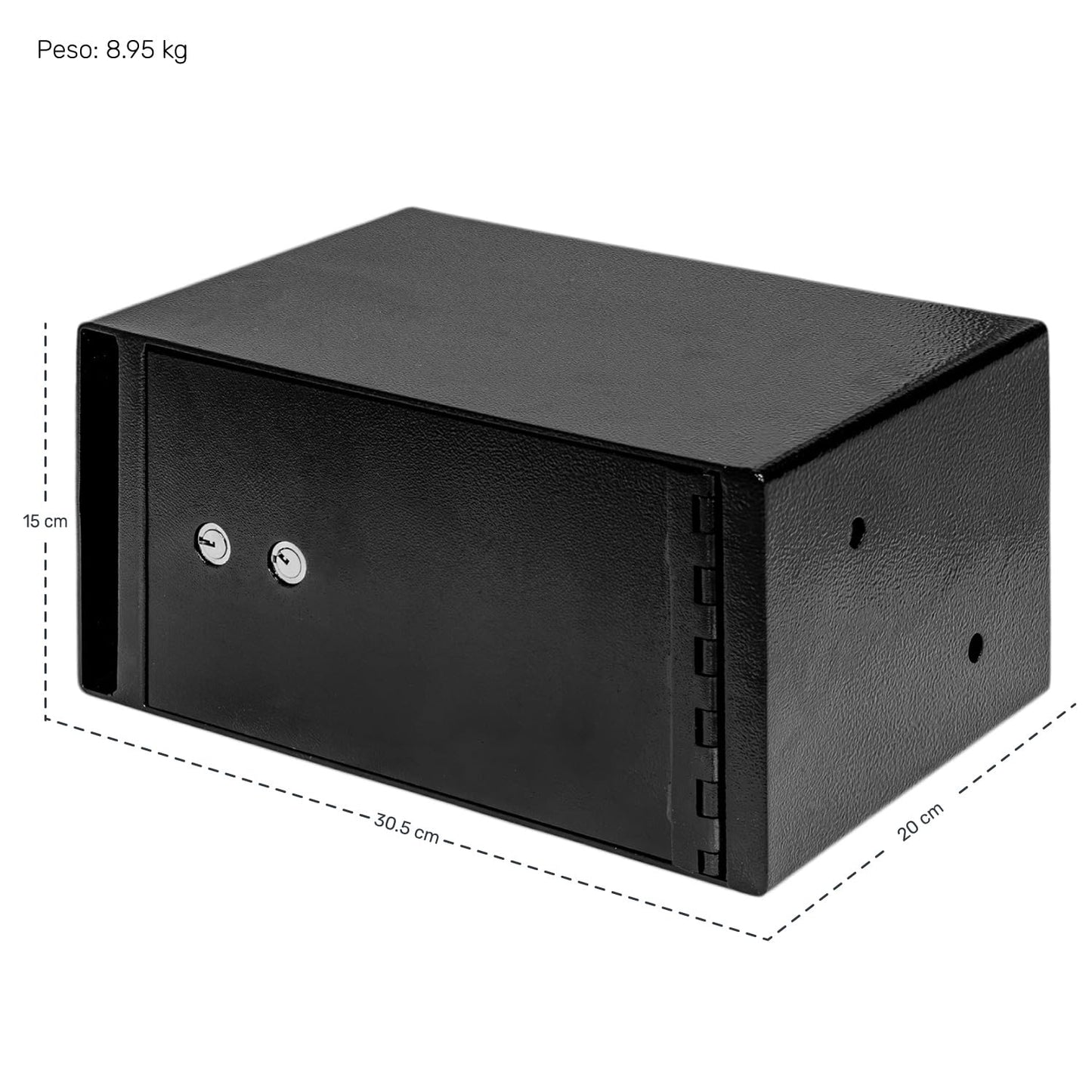 Caja Fuerte de Seguridad Rack & Pack Acero Ranura para Depósito Manual 30.5 X 20 X 15 Cm