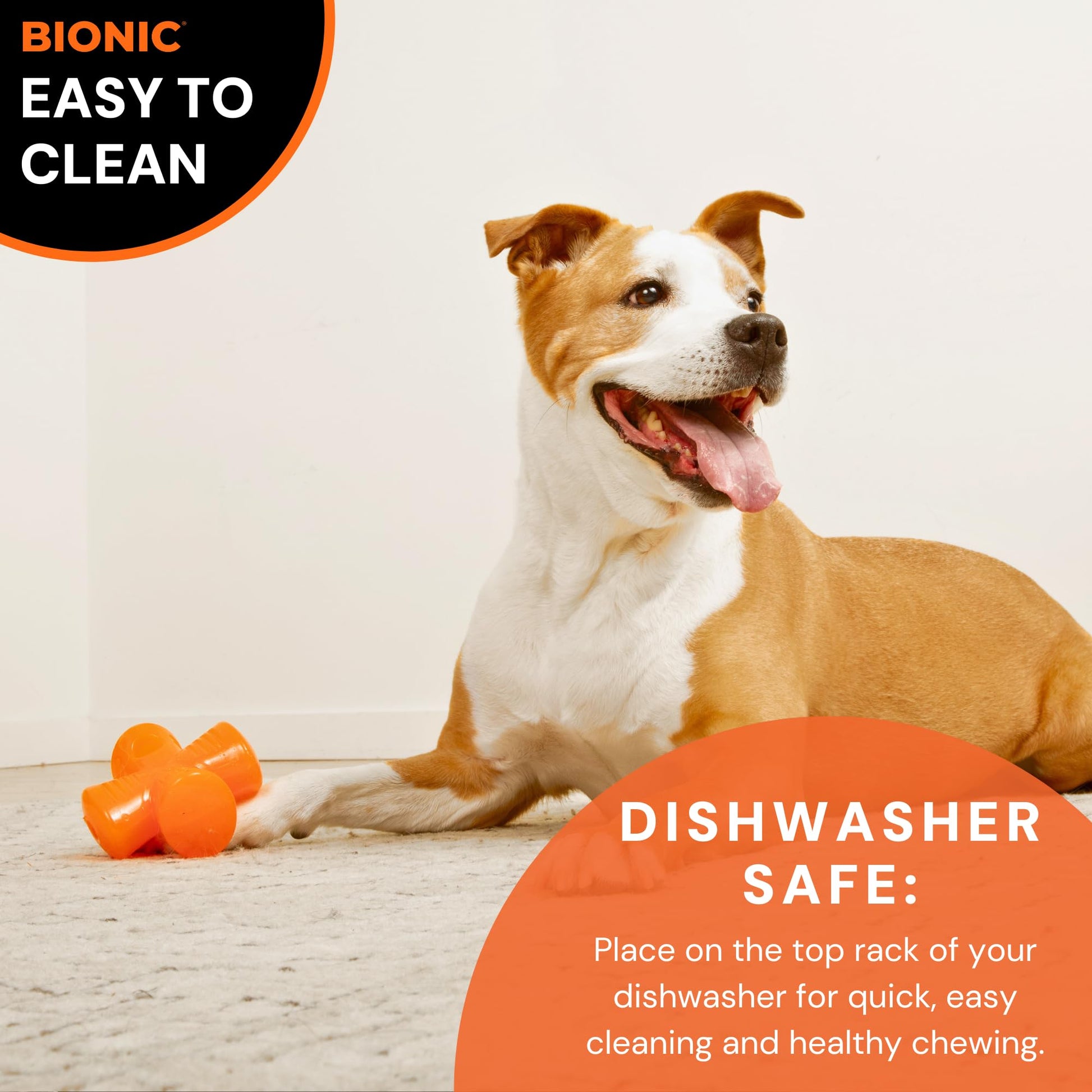 BIONIC - Dispensador de golosinas para Perros de Alta Visibilidad, Ideal para Masticar redirigido