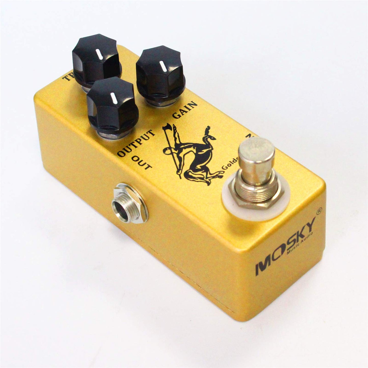 Pedal de Efecto de Guitarra Mosky Golden Horse Overdrive con True Bypass