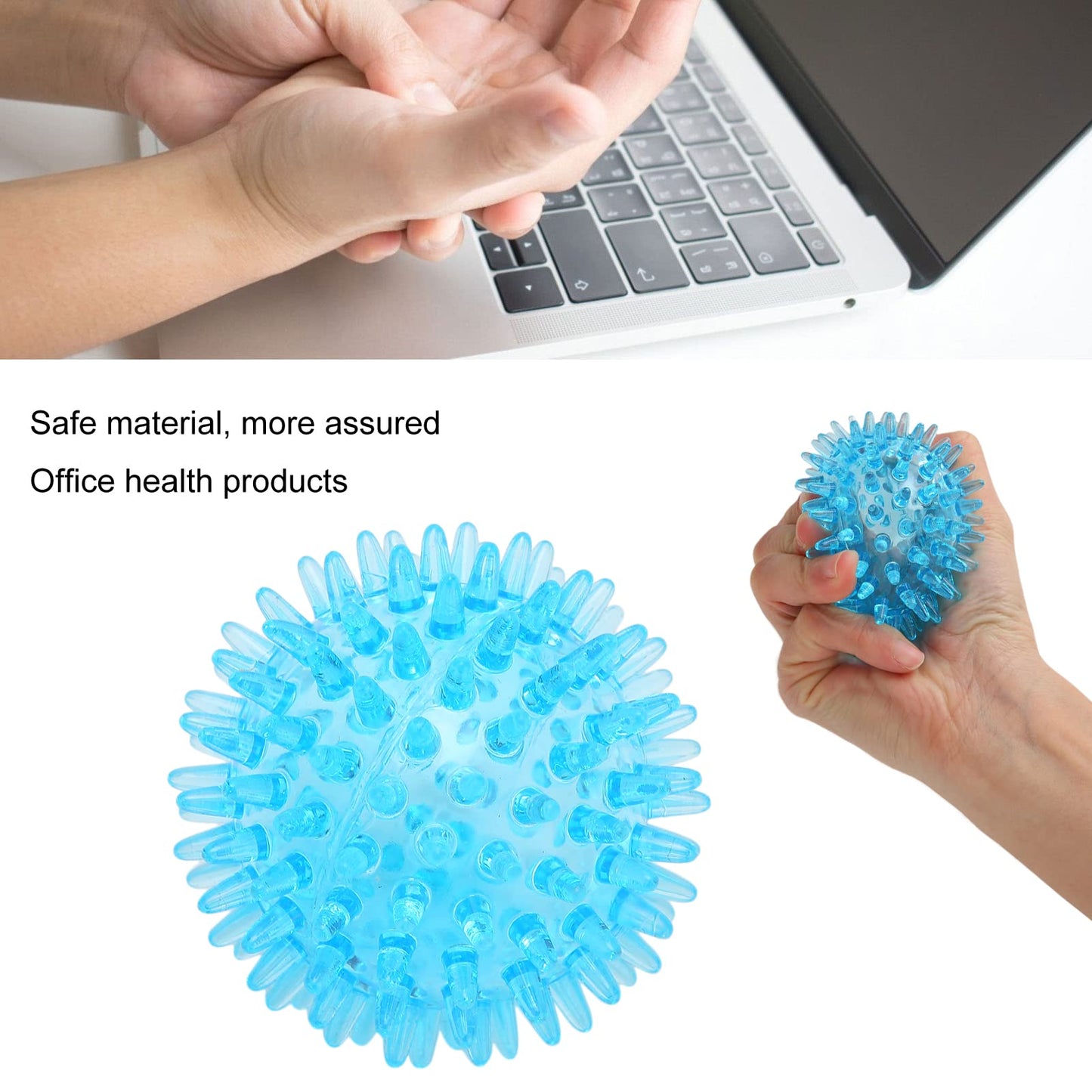 Pelota Fisioterapia Spikeball Blanca Masaje para Pies y Muñeca