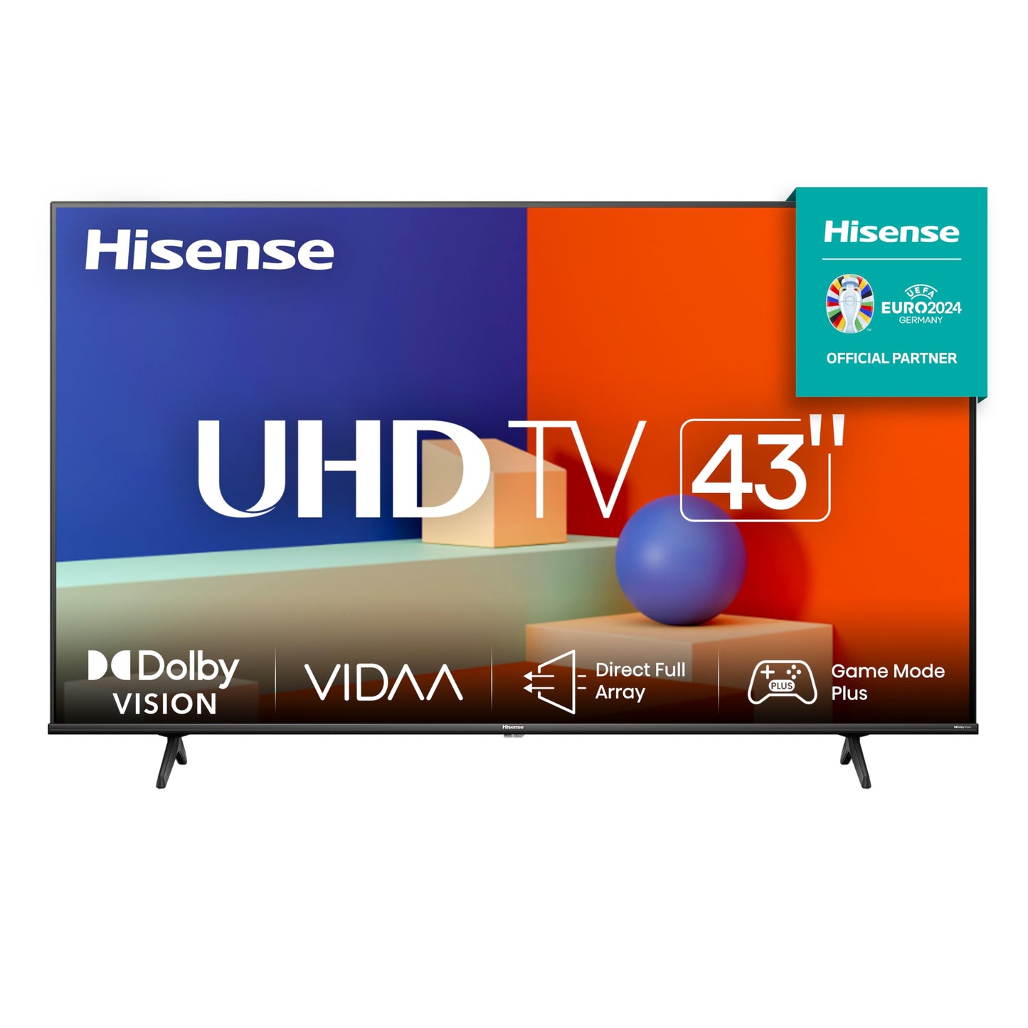 Hisense Pantalla LED 4K de 43" 43A6KV Vidaa TV (2023)