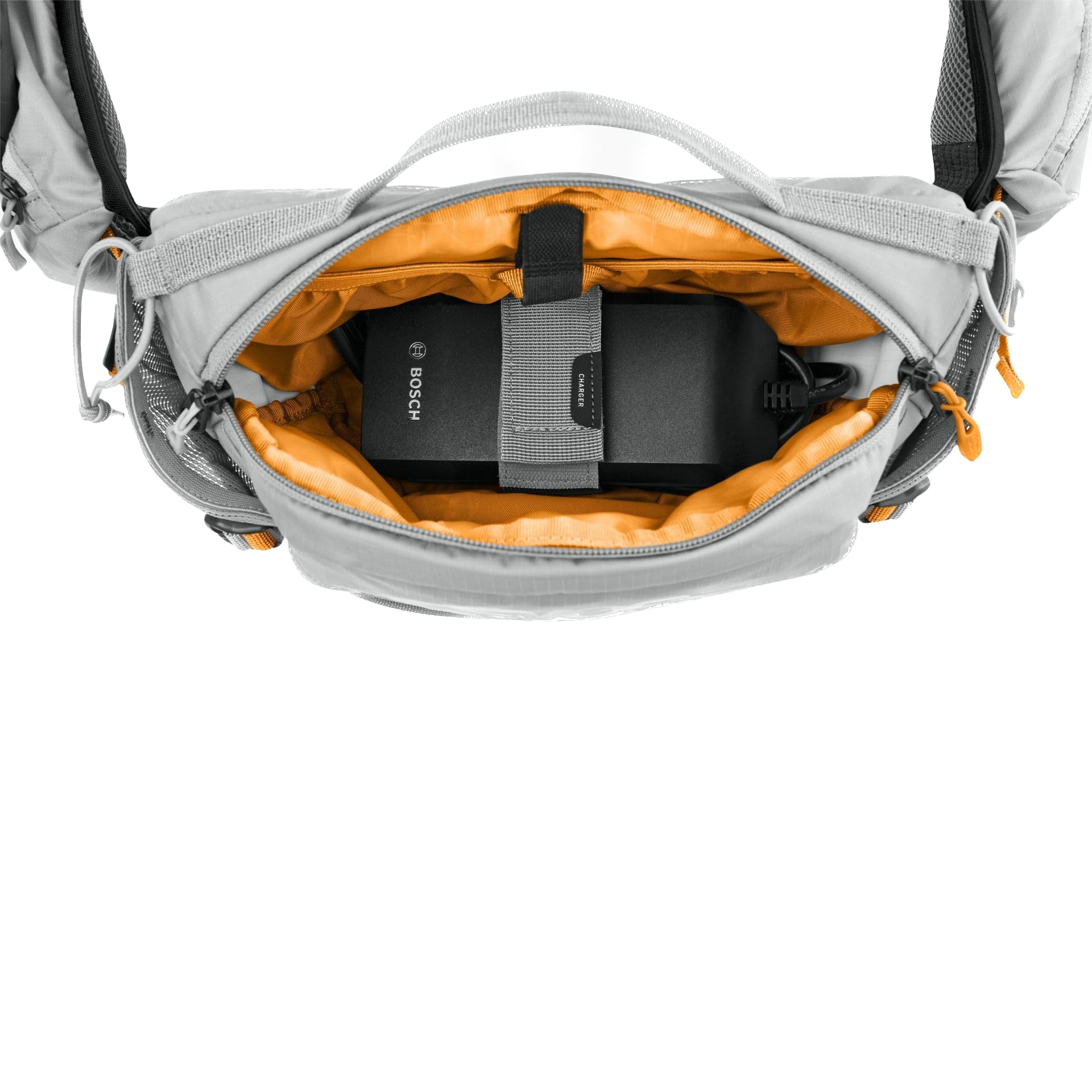 Bolsa de Cintura EVOC Gris Piedra con AIRFLOW y AIRO Flex para e-Bike Tours y Trails (3L de Capacidad)