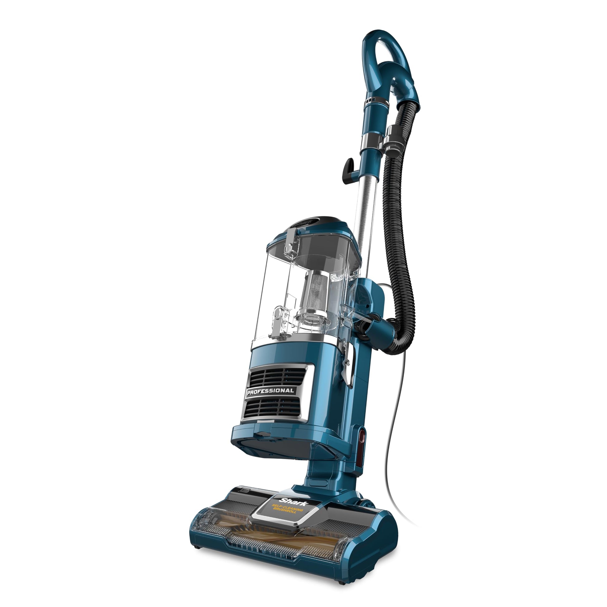 Aspiradora Vertical Shark Azul con Rodillo de Cepillo autolimpiable y Filtro HEPA para Mascotas y Multisuperficies