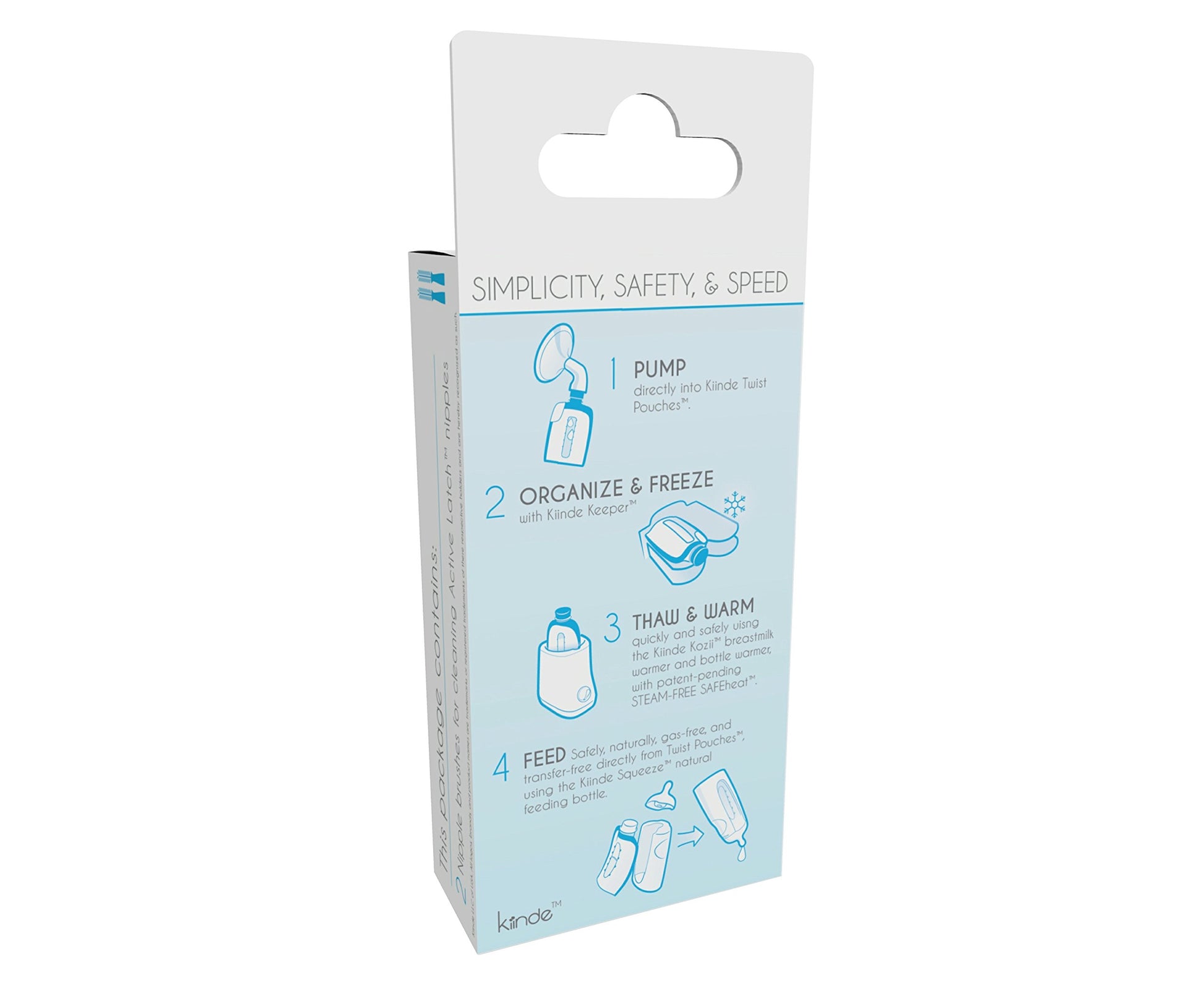 Producto para Bebé Kiinde Azul Paquete de 1