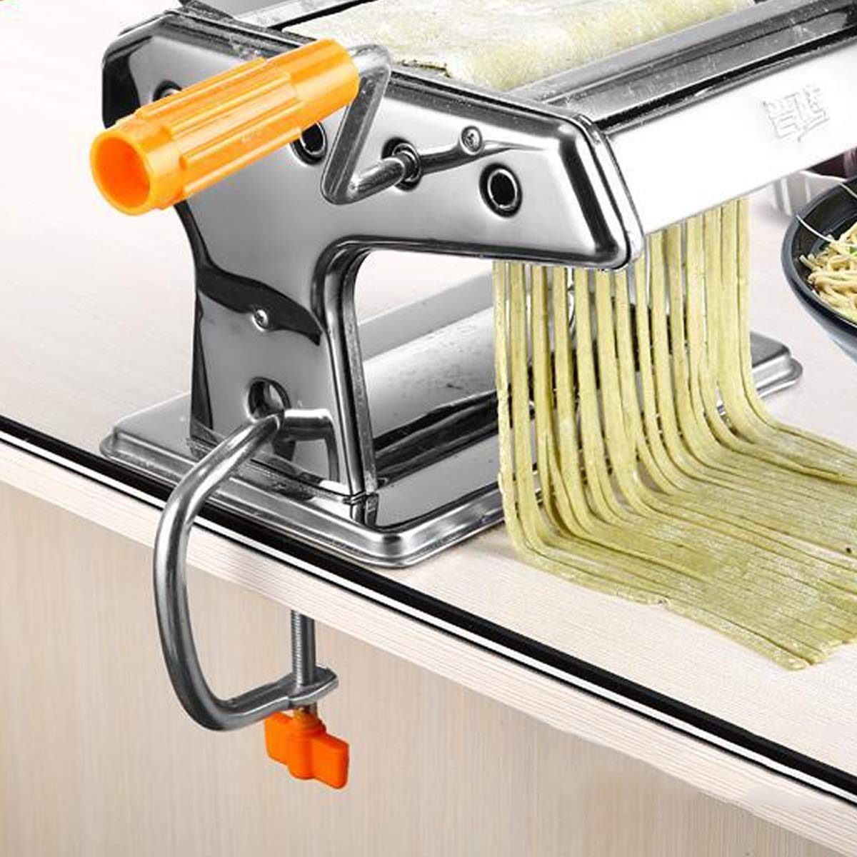 Gekufa - Abrazadera para máquina de pasta (compatible con la mayoría de marcas Atlas Marcato