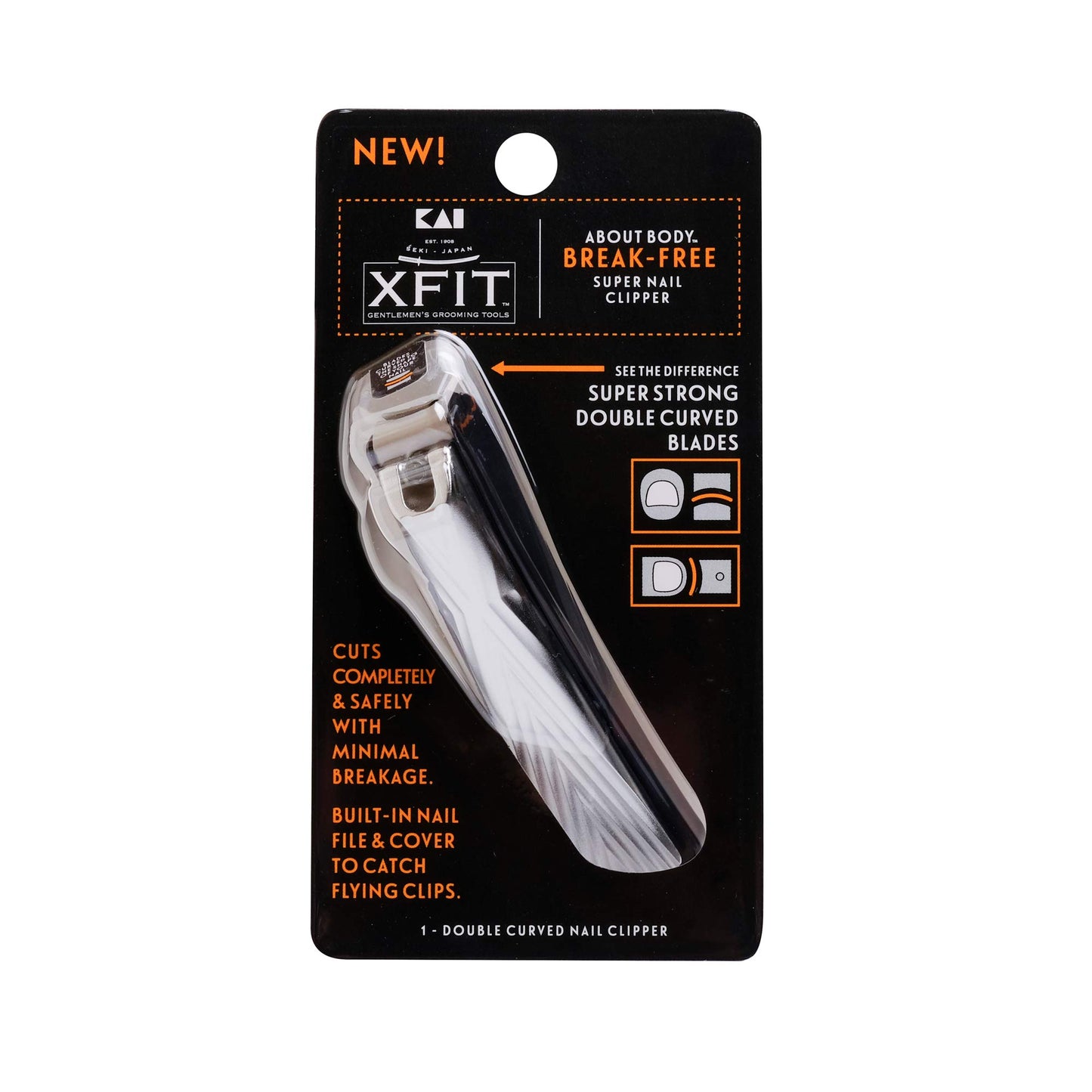 Cortauñas Kai Xfit Negro para Hombre