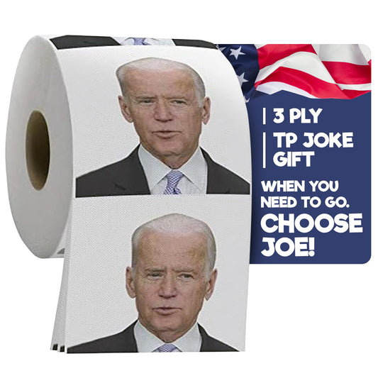Rollo de Papel Higiénico Gagster Impresión Biden a Todo Color 3 Capas