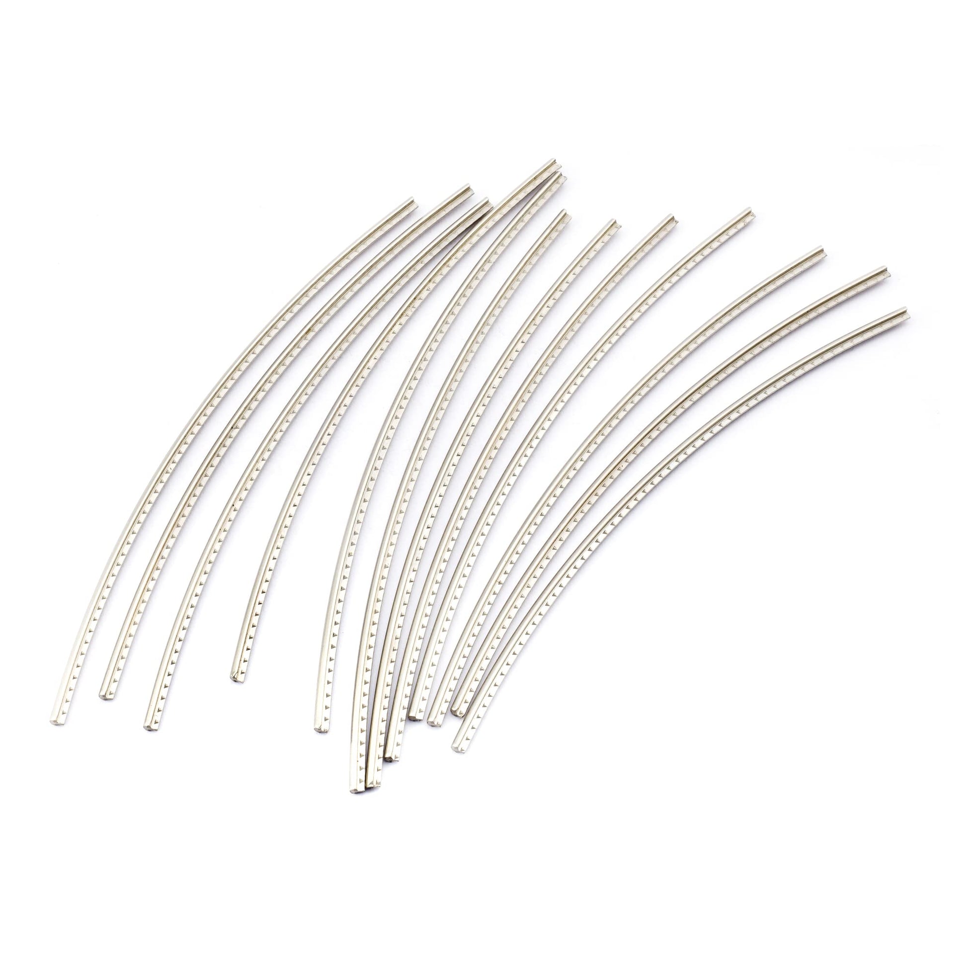 Musiclily Sintoms Premium Fret Wire Fretwire Set para Moderno Fender Strat Tele G Style PRS Guitar, 2.41 mm Medium Size Nickel Silver Extra Hard