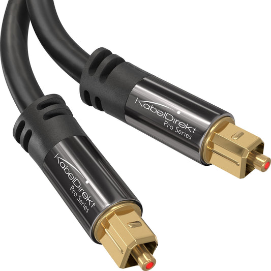 Cable de Audio Óptico TOSLINK KabelDirekt barra de sonido 5m 16.5ft