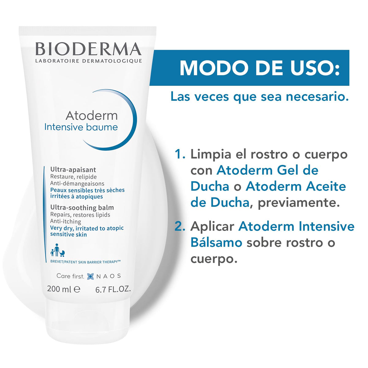 Bioderma Atoderm Intensive Bálsamo Calmante, 200 Ml