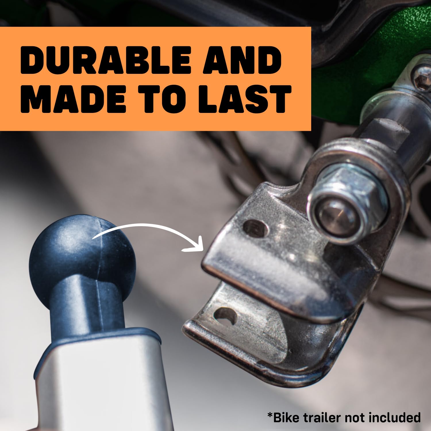 Enganche de Remolque para Bicicleta Thule Negro Reemplazo Ideal para Remolques