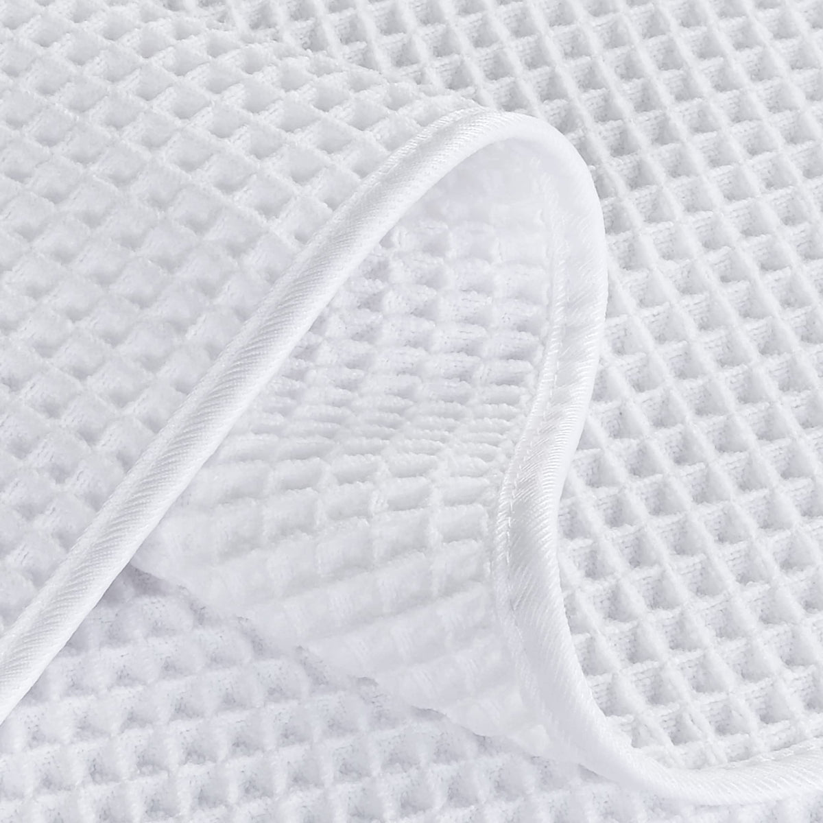 Polyte Toalla Facial de Microfibra Waffle 430 gsm, 33.0x33.0 cm