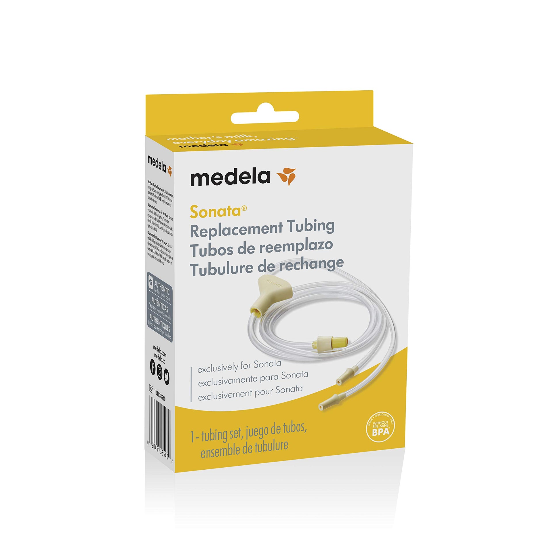 Mangueras de Repuesto Medela Beige para Extractor de Leche Sonata