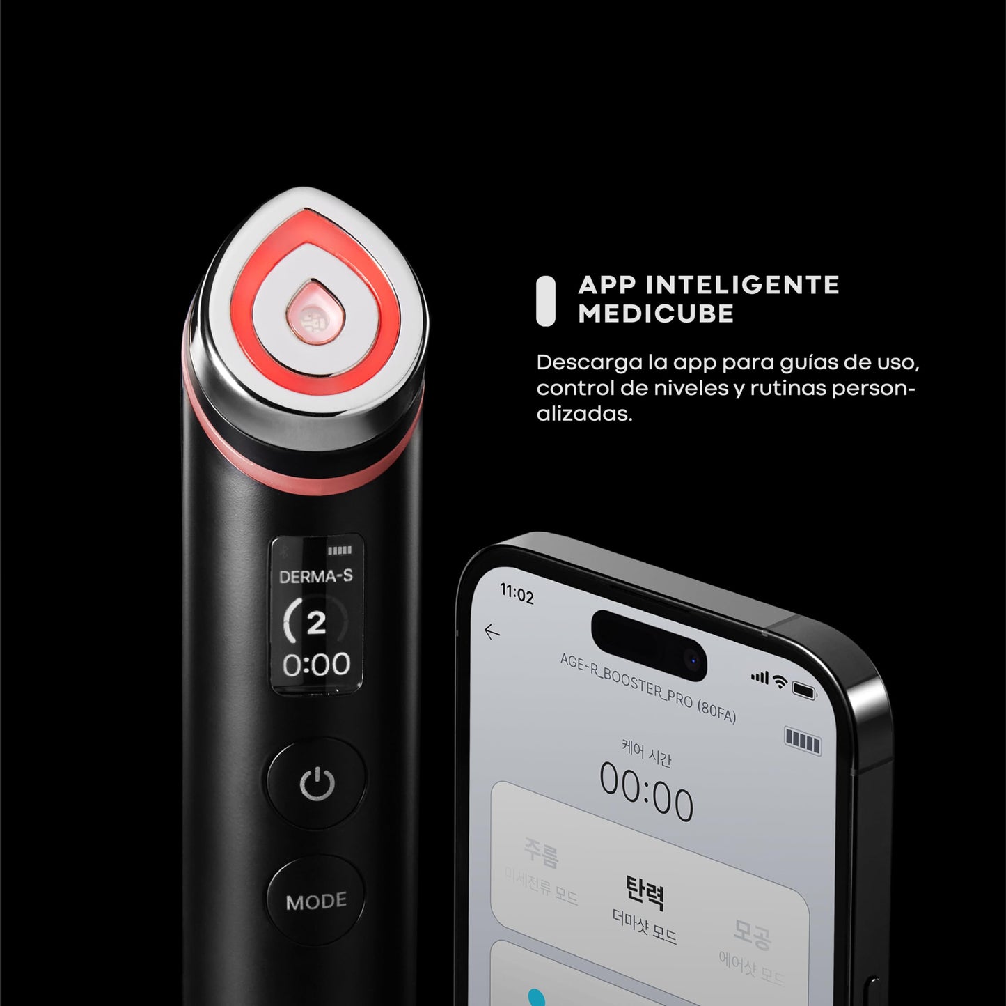 Medicube AGE-R Booster Pro | Dispositivo Facial 6 en 1 con Electroporación, LED y Microcorriente | Mejora Absorción de Skincare, Luminosidad y Elasticidad | Herramienta Profesional en Casa
