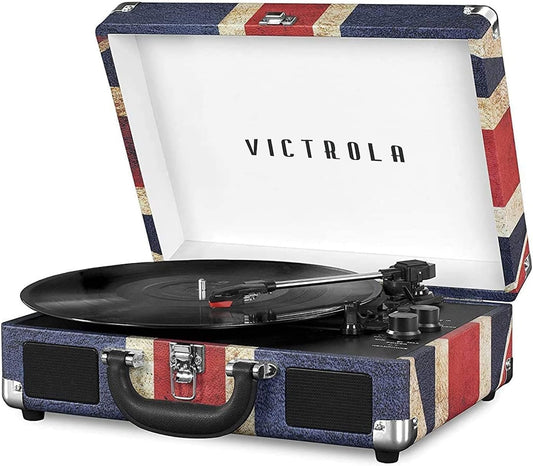 Tornamesa Victrola Suitcase Bluetooth Portátil
