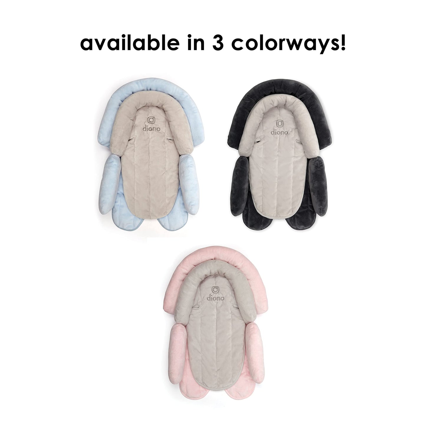 Diono Cuddle Soft Funda de protección Negro, Gris/rosado, Gray/Pink