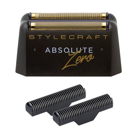 Cabezal de Repuesto de Lámina de Titanio Dorado StyleCraft con Dos Cuchillas Echo para Afeitadora Absolute Zero para Hombre
