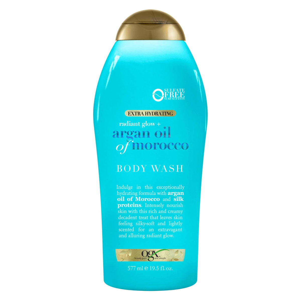 OGX, Body Wash Extra Hidratante de Aceite de Argán de Marruecos, 577 ml