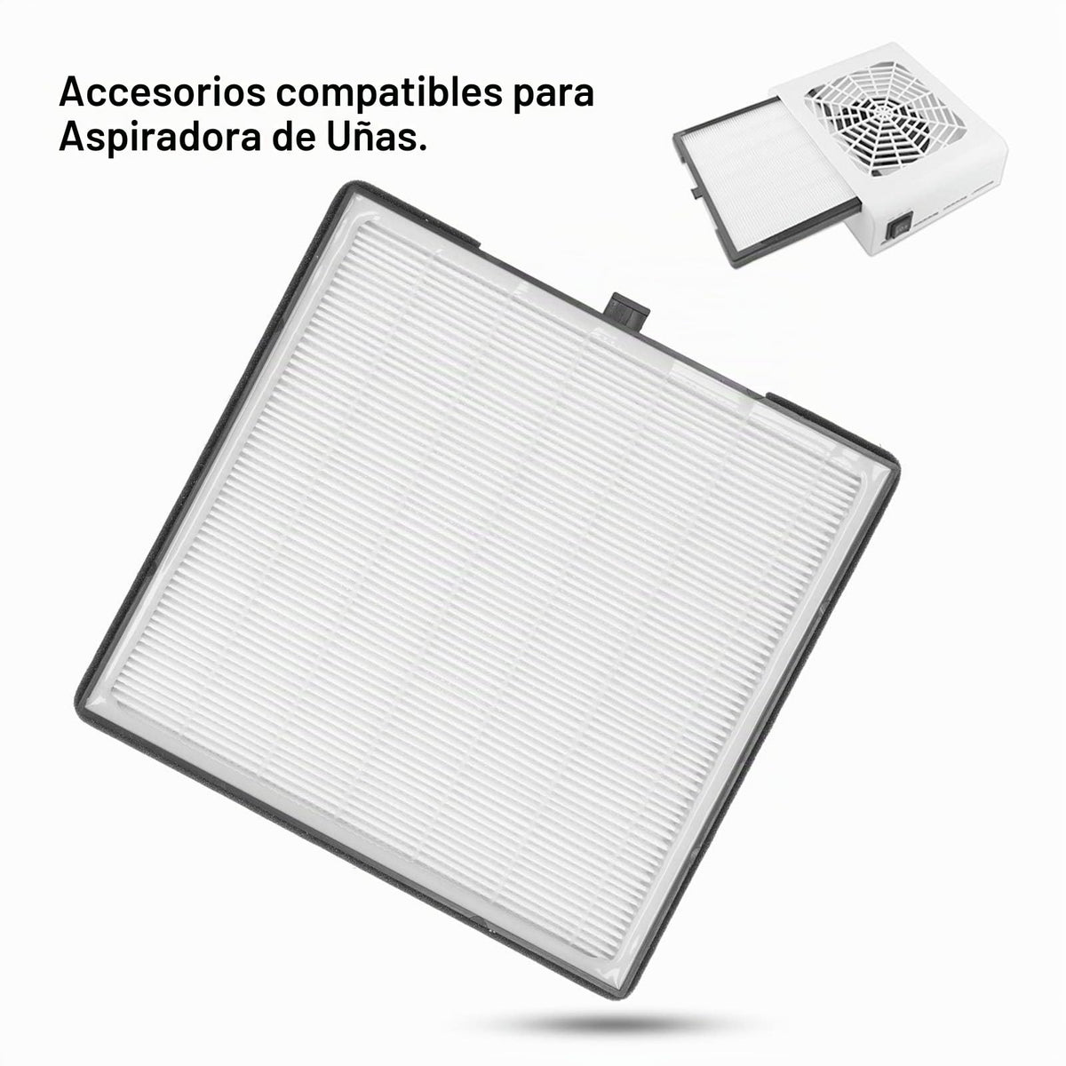 Filtro Reemplazo para Extractor de Polvo de Uñas para Salón de Uñas en Casa