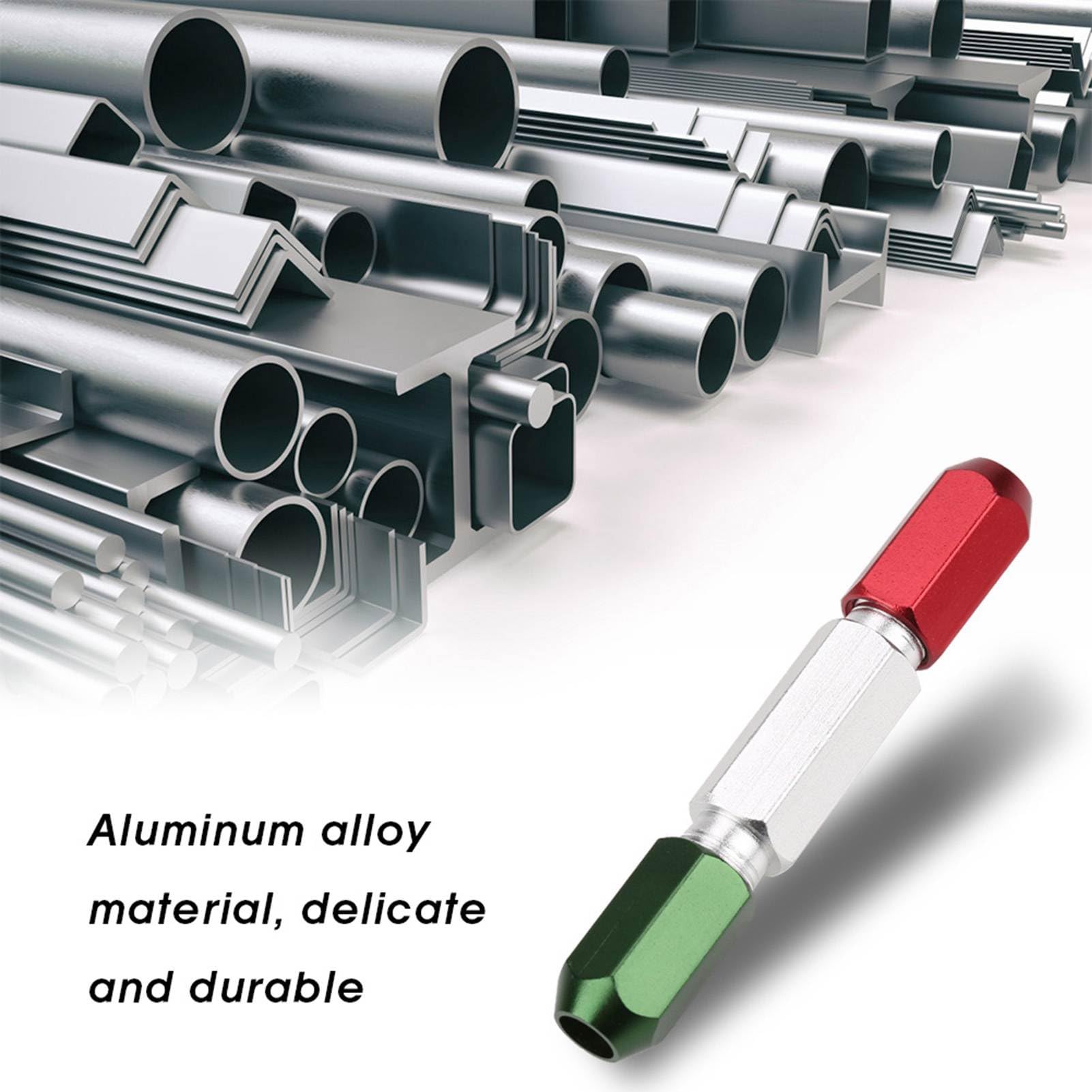 Garosa Pin Gage Mango de calibre de pasador manija de calibre Go No Go Gauge de doble extremo de aleación de aluminio rango de 0,3 a 16 mm(1-2mm)