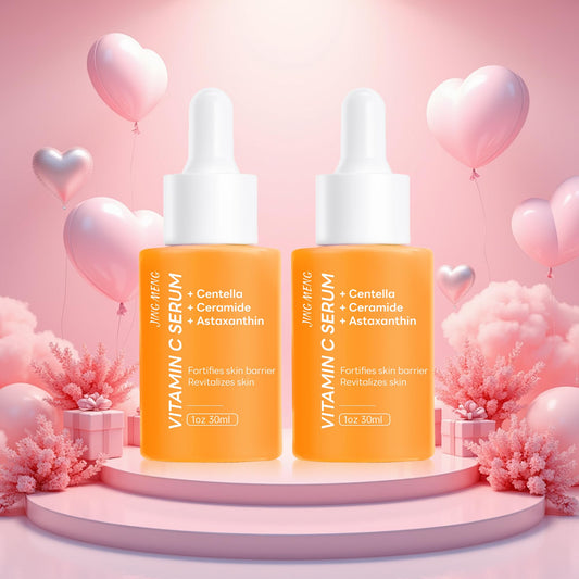 Suero facial liposomal con vitamina C, calmante instantáneo, calmante, iluminador, antienvejecimiento, tono de piel uniforme con centella asiática, ceramida, astaxantina y ácido hialurónico