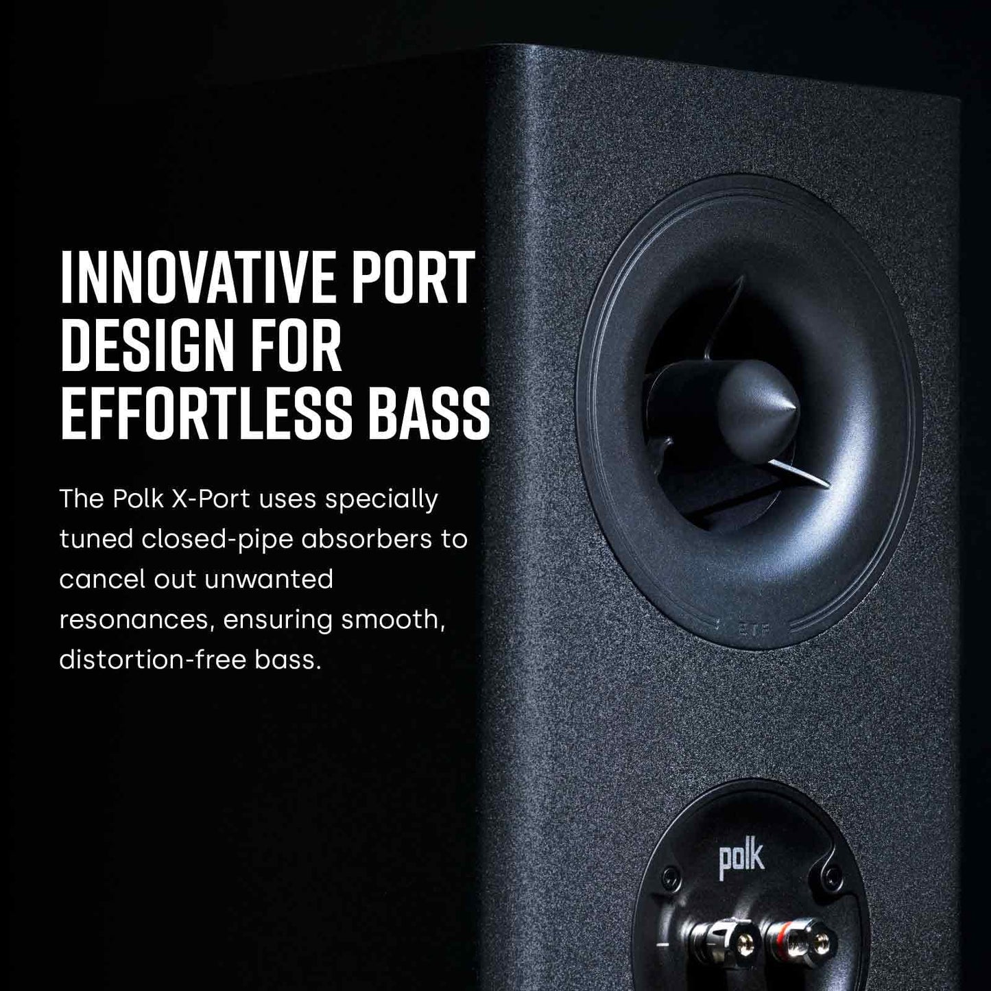 Altavoz de Estantería Polk Audio Reserve R200 Negro con Audio Dinámico y Detallado para Cine en Casa