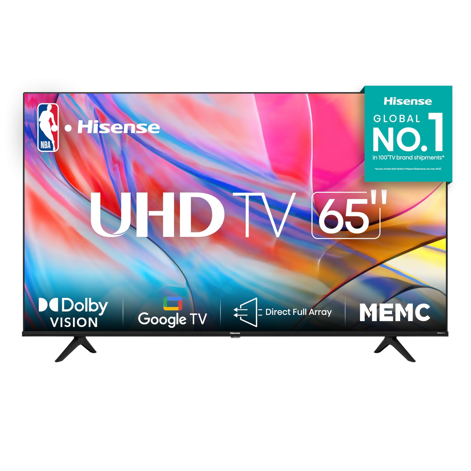 Hisense-Pantalla 4K de 65" 65A7K Google Smart TV 2023