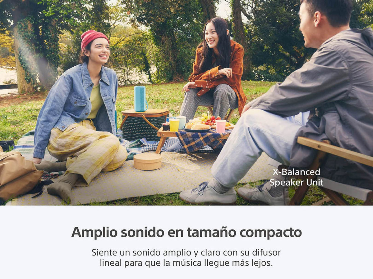 Altavoz Bluetooth Inalámbrico Sony X-Series Azul Ultra Portátil Reacondicionado
