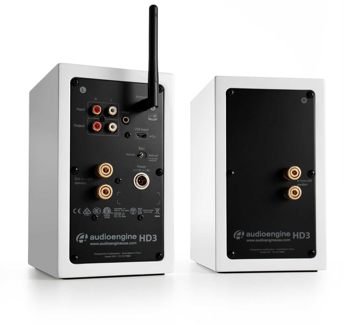 Audioengine Altavoces de Escritorio inalámbricos Bluetooth A2 HD: Bocinas para mi Computadora de 60 W para música y Juegos