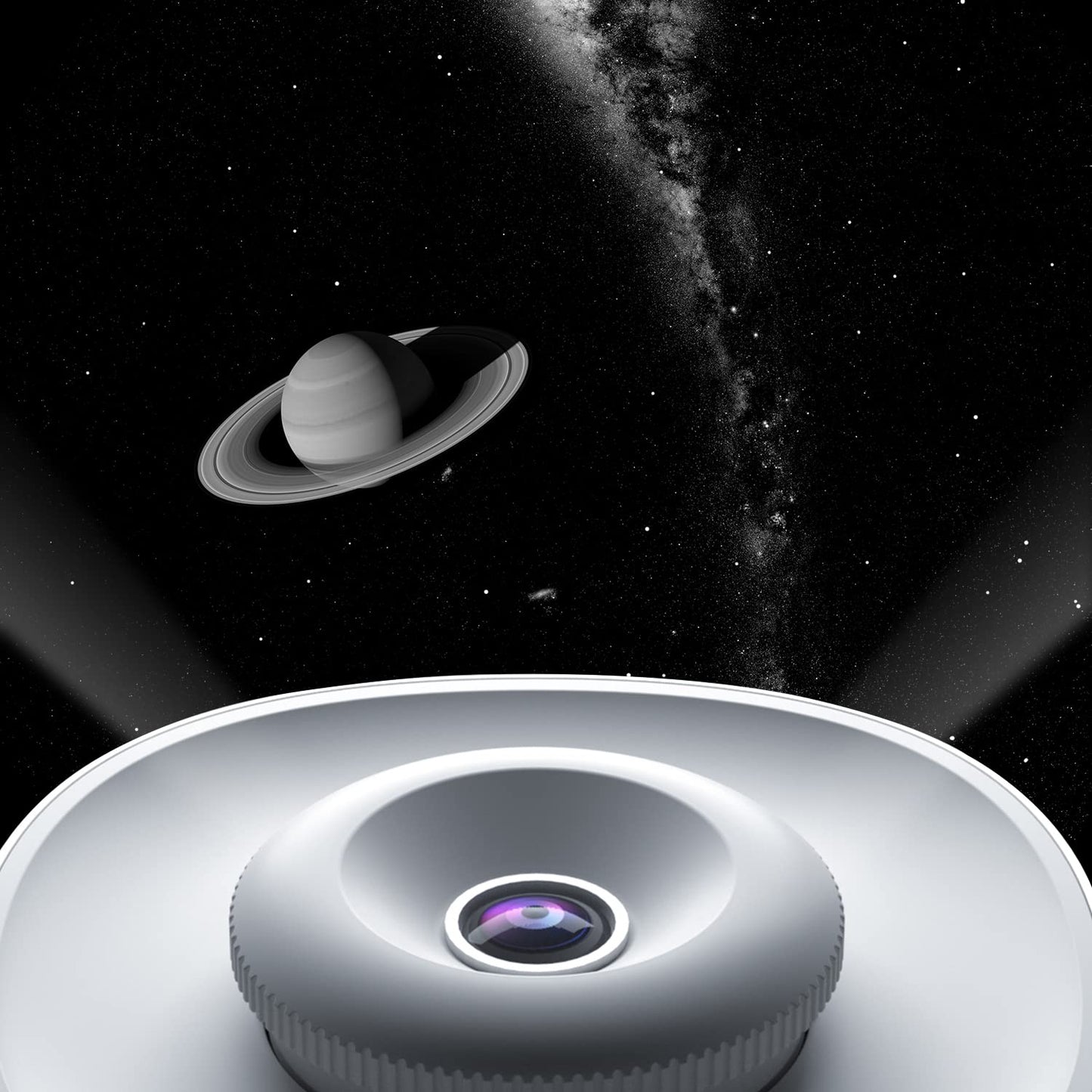 Proyector de Estrellas Orzorz Saturno en Discos Deslizantes Galaxy Lite Planetarium para el Hogar