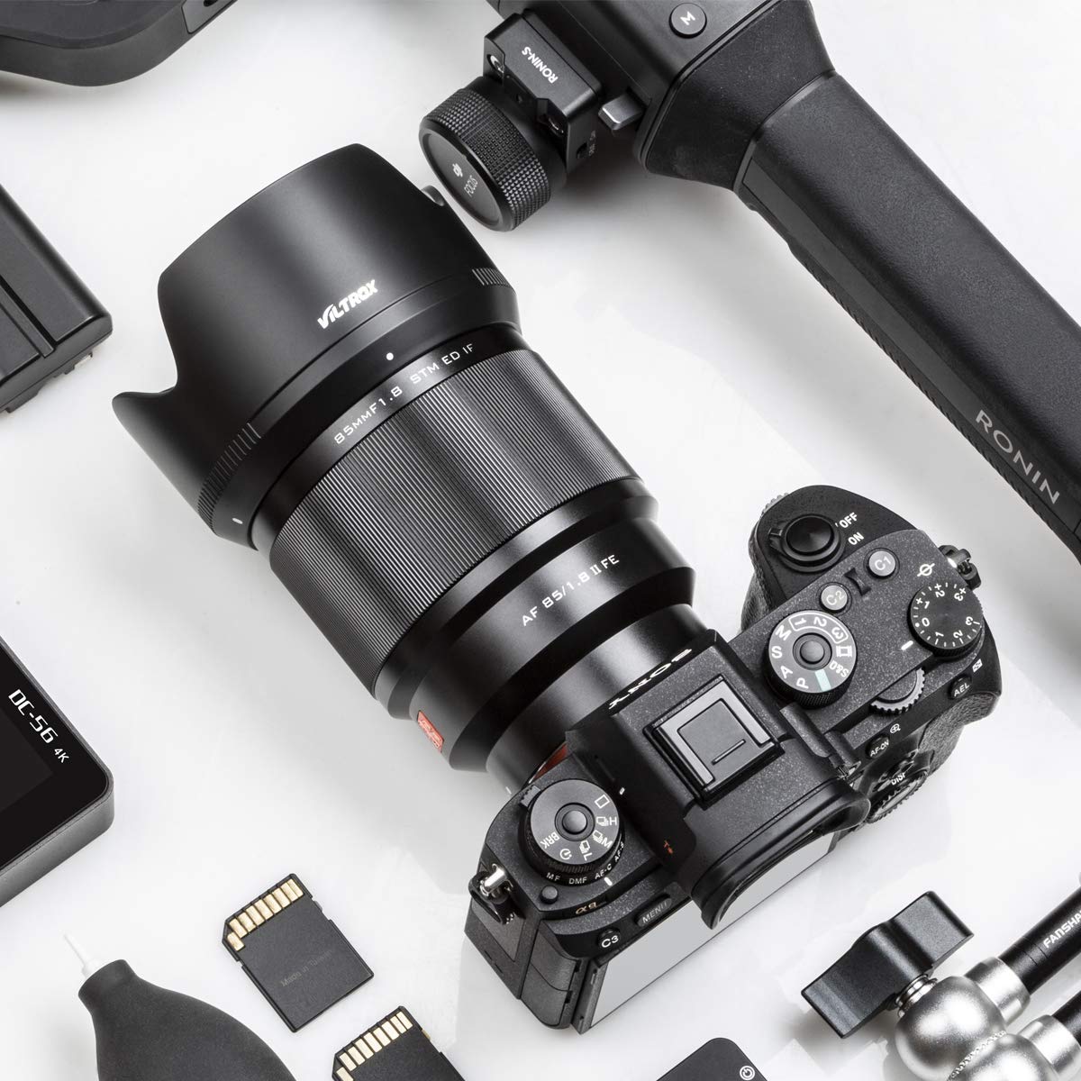 Viltrox - Lente AF de 85 mm F1.8 para Sony, marco completo, lente de retrato mediano para Sony E Mount A9 A7R3 A7R2 A7M3 A7M2 A7S2 A6500 A6300 A6000