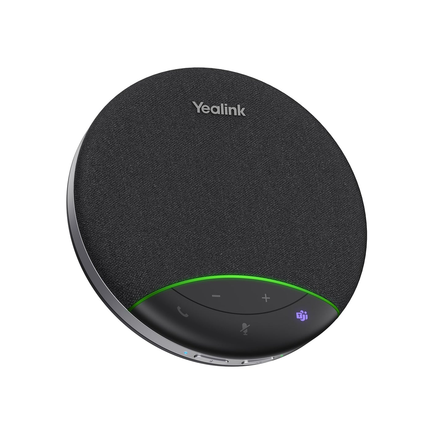 Yealink Sp92 - Altavoz de conferencias y micrófonos con micrófono certificado con cancelación de ruido Al 20 horas de tiempo de llamada USB para sala de reuniones pequeña, altavoz Bluetooth para