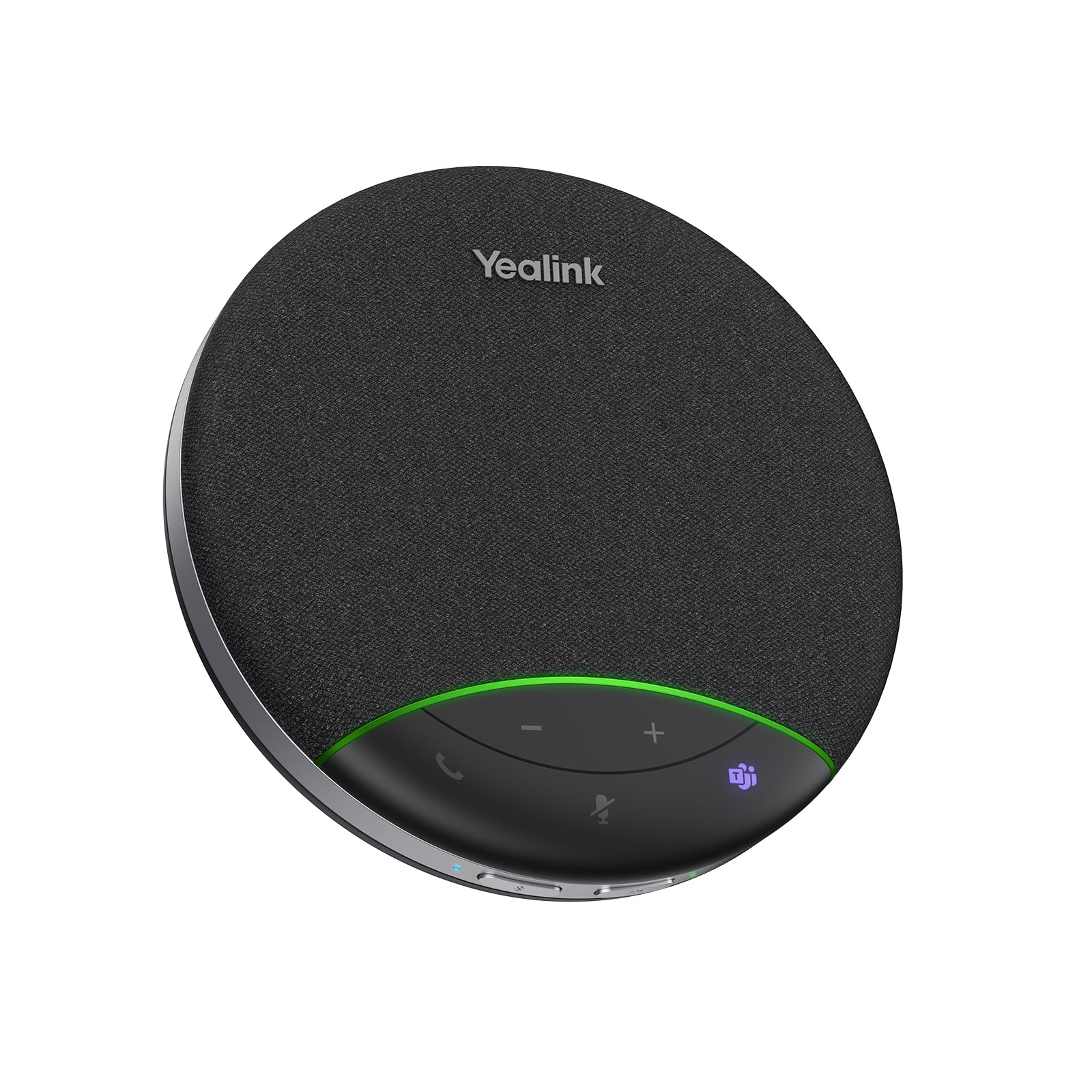 Yealink Sp92 - Altavoz de conferencias y micrófonos con micrófono certificado con cancelación de ruido Al 20 horas de tiempo de llamada USB para sala de reuniones pequeña, altavoz Bluetooth para