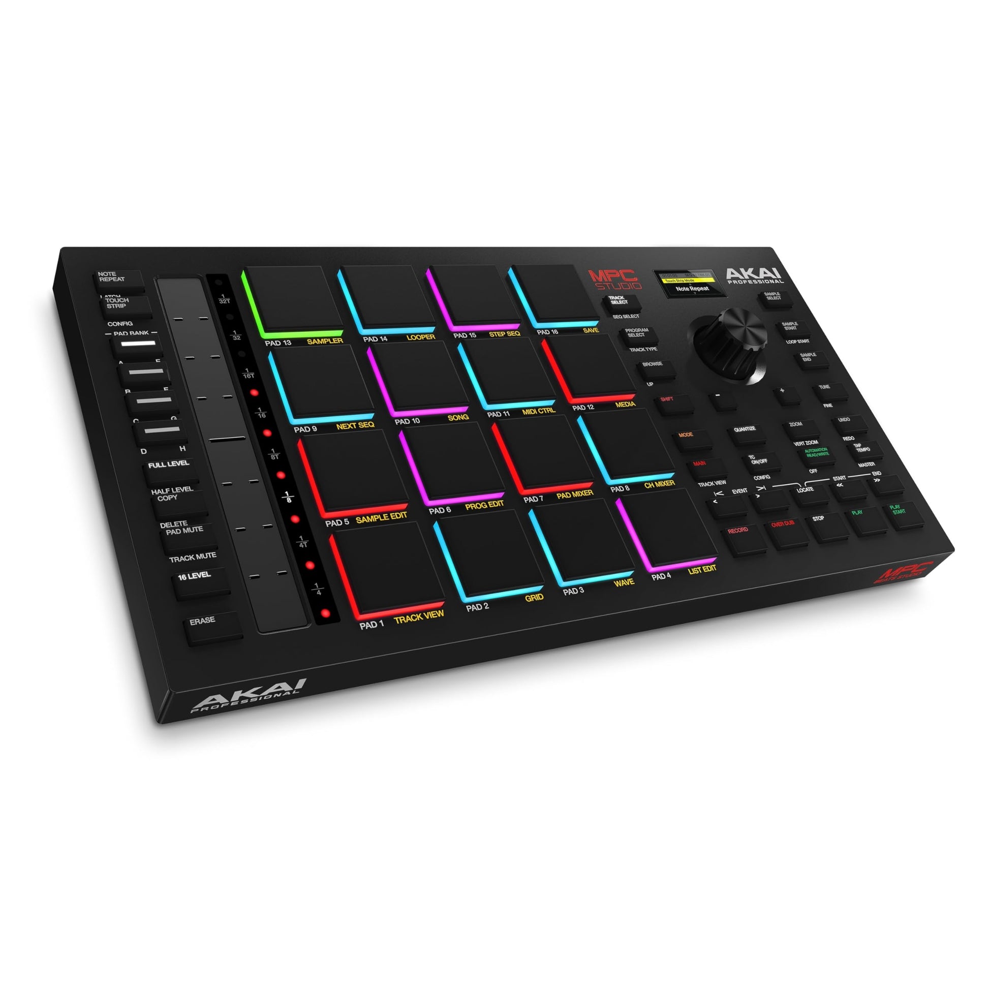 Controlador MIDI AKAI Professional MPC Studio Negro con 16 Pads RGB Sensibles a la Velocidad y Pantalla