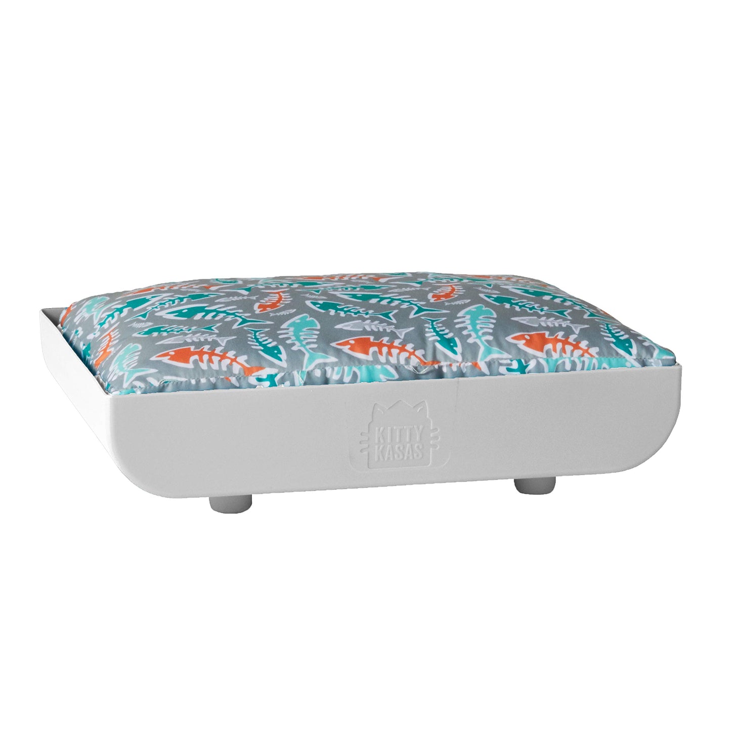 Kitty Kasas Penthaus - Cama para Gato, Blanco