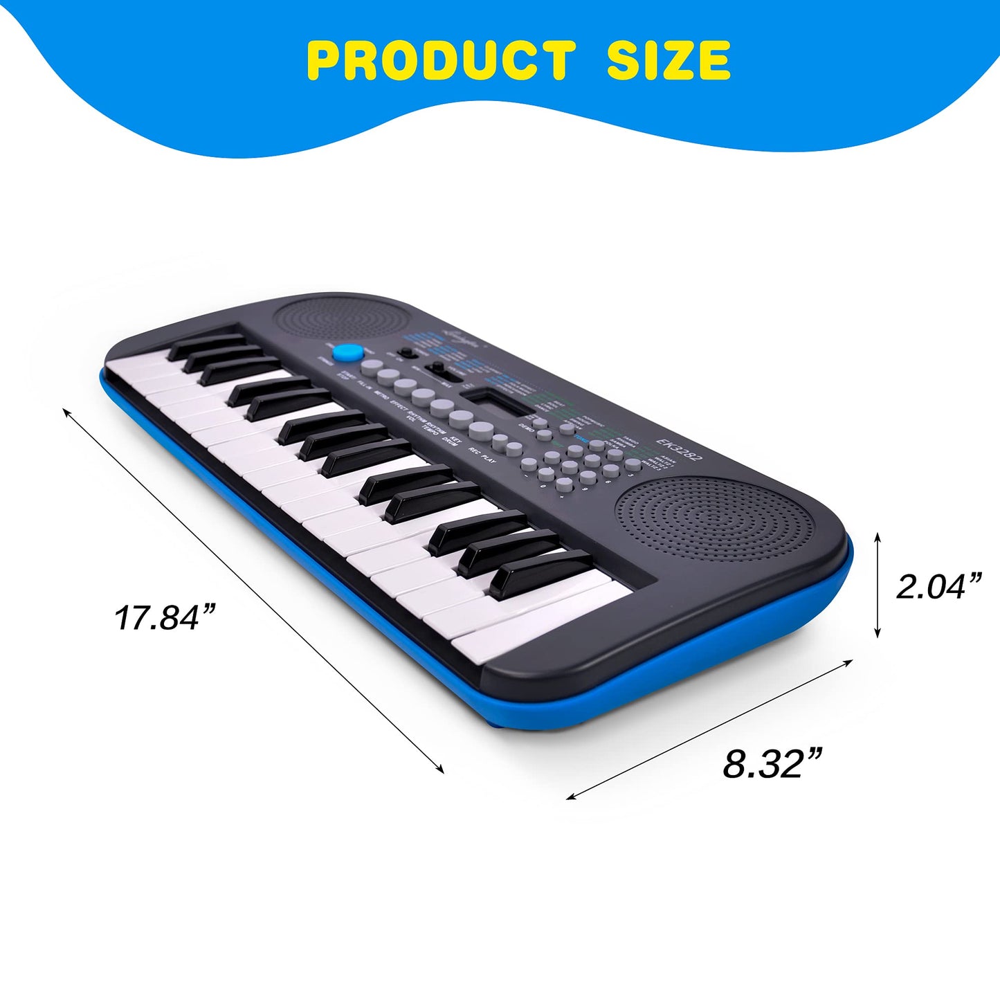 Lexington EK3282 - Mini teclado eléctrico digital portátil de 32 teclas, regalo musical para niños