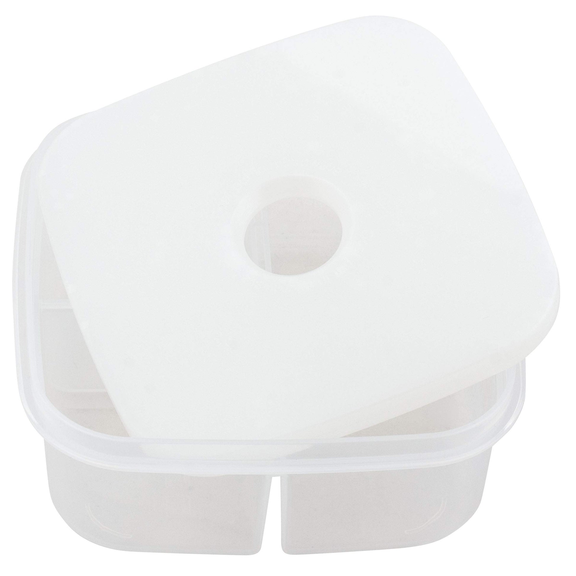 Stephen Joseph, caja de aperitivos con paquete de hielo, 3 compartimentos y tapa, reutilizable, comidas de viaje sobre la marcha, paquete de hielo extraíble, zoológico
