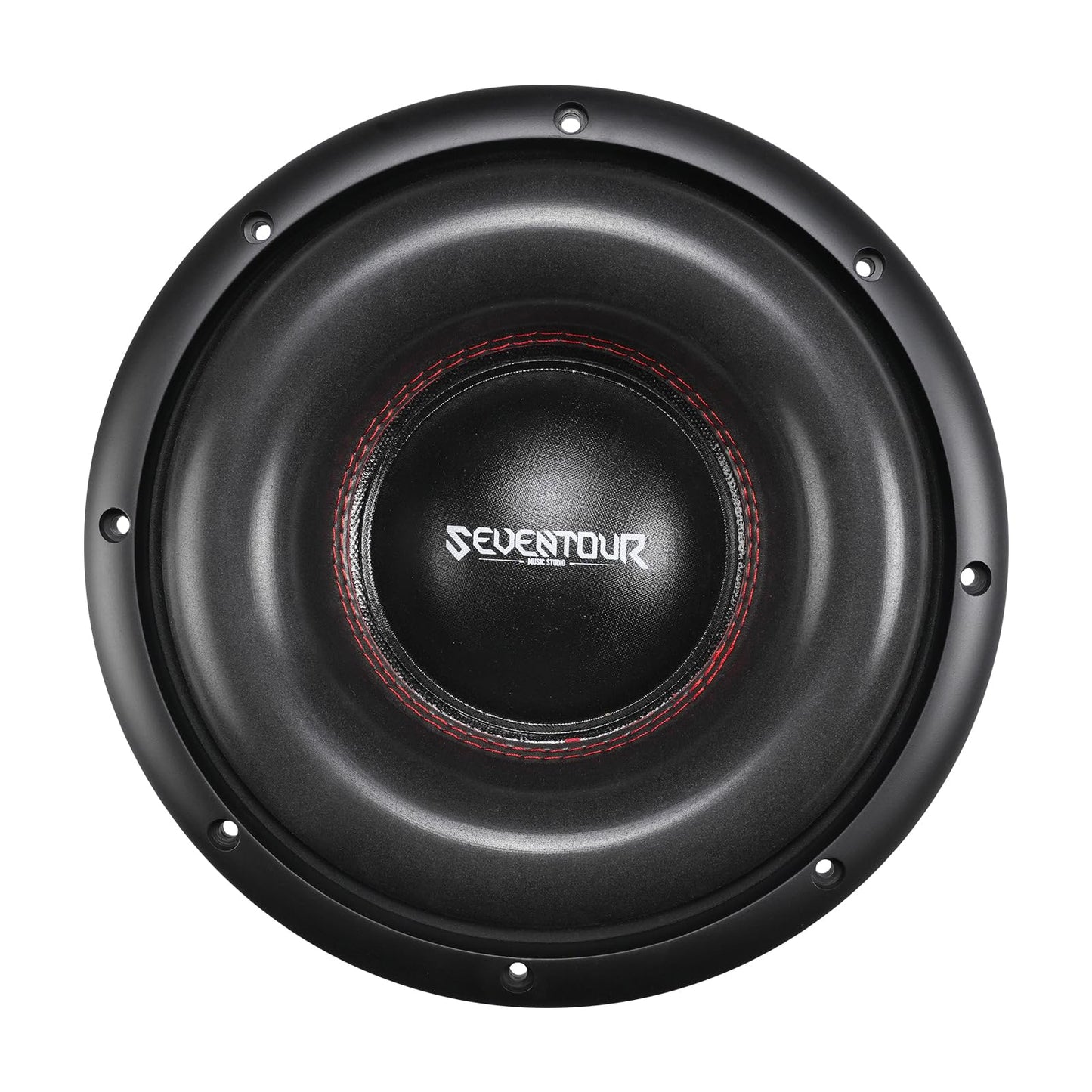 Seventour 10" 1200W de potencia máxima Subwoofer de coche dual de 4 ohmios, bobina de voz dual, imanes duales de alta resistencia, aro de espuma para sistema de sonido estéreo del vehículo (10" - dual