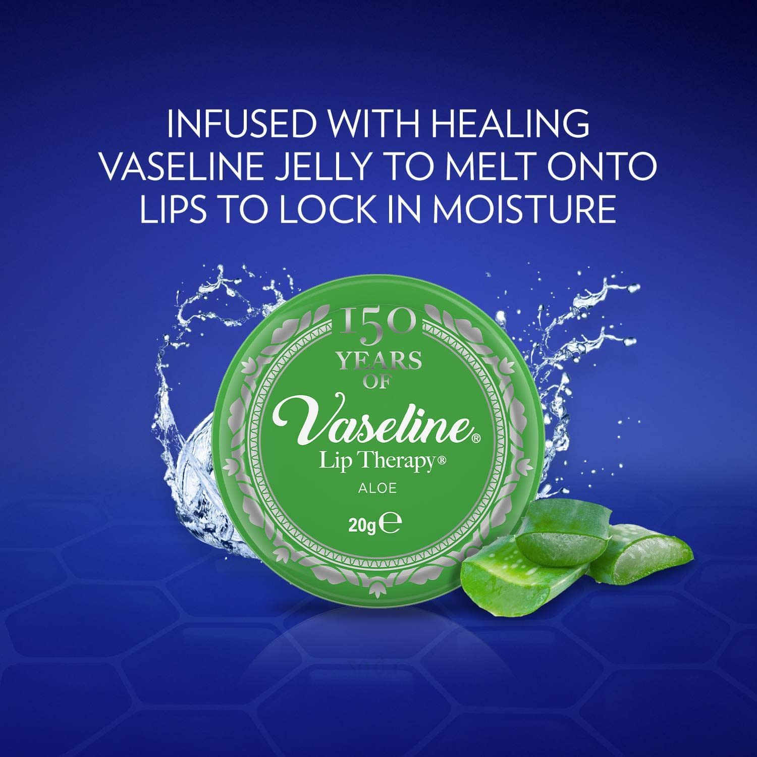 Hidratante de Labios Vaseline Aloe para Labios Muy Secos 20g