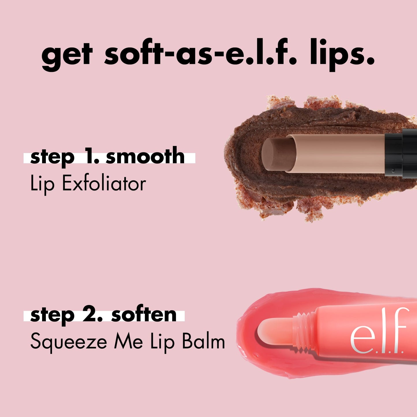 e.l.f. Bálsamo labial Squeeze Me, protetor labial hidratante para um tom de cor transparente, infundido com ácido hialurônico, vegano e sem crueldade, cobertura de baunilha