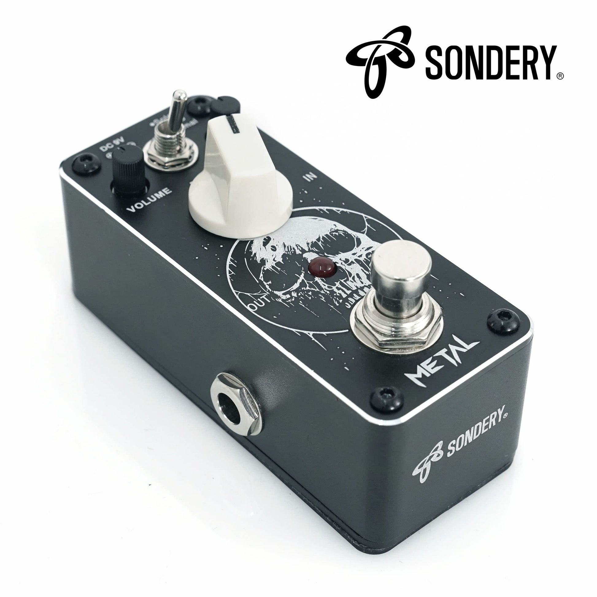 Pedal de Distorsión de Metal Sondery Gama Amplia Efecto Clásico para Guitarras Eléctricas