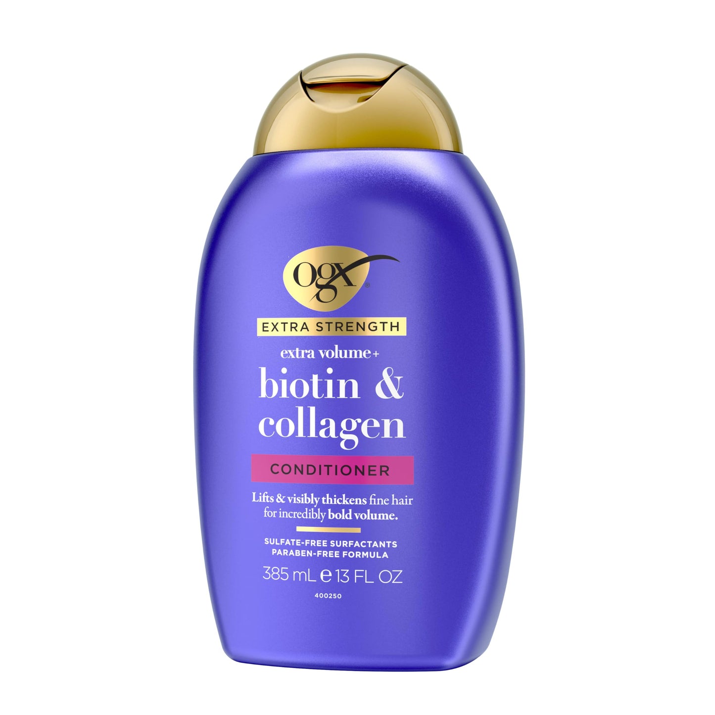 OGX, Acondicionador Volumen y Fuerza Extra de Biotina y Colágeno, 385 ml