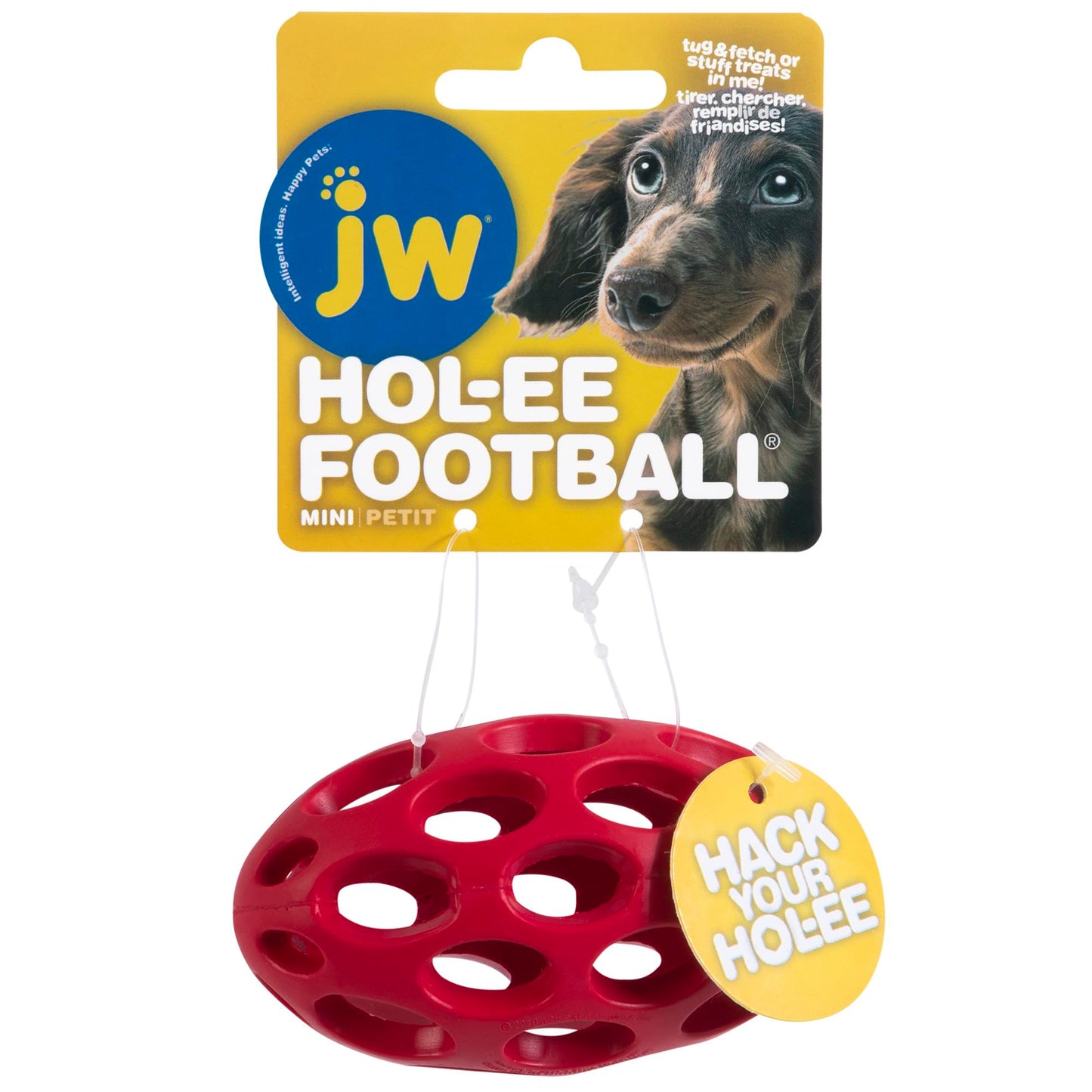 Balón de Fútbol HOL-EE JW Pet Company Mini para Perro