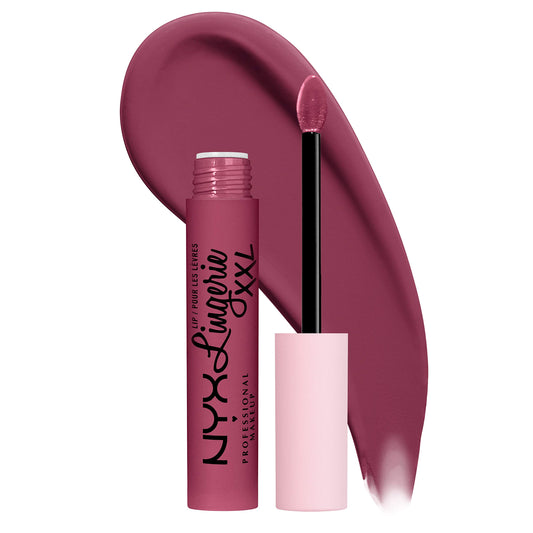 NYX PROFESSIONAL MAKEUP Lip Lingerie XXL - Lápiz labial líquido mate - Peek Show (Dusty Peony)