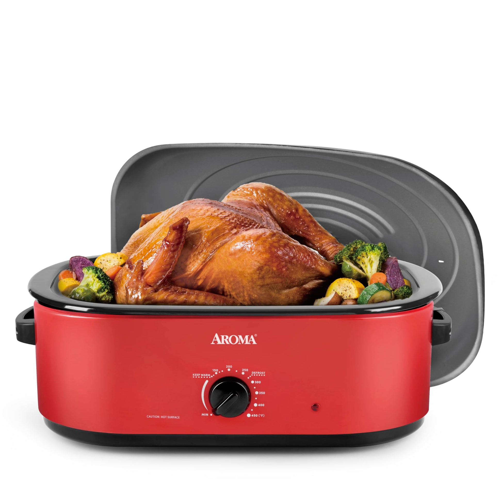 AROMA 18Qt. Horno tostador (rojo)