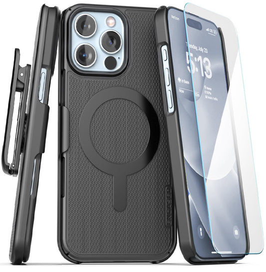Funda con Clip para Cinturón Encased iPhone 16 Pro MAX Ultra delgada Compatible con MagSafe Serie Slimline