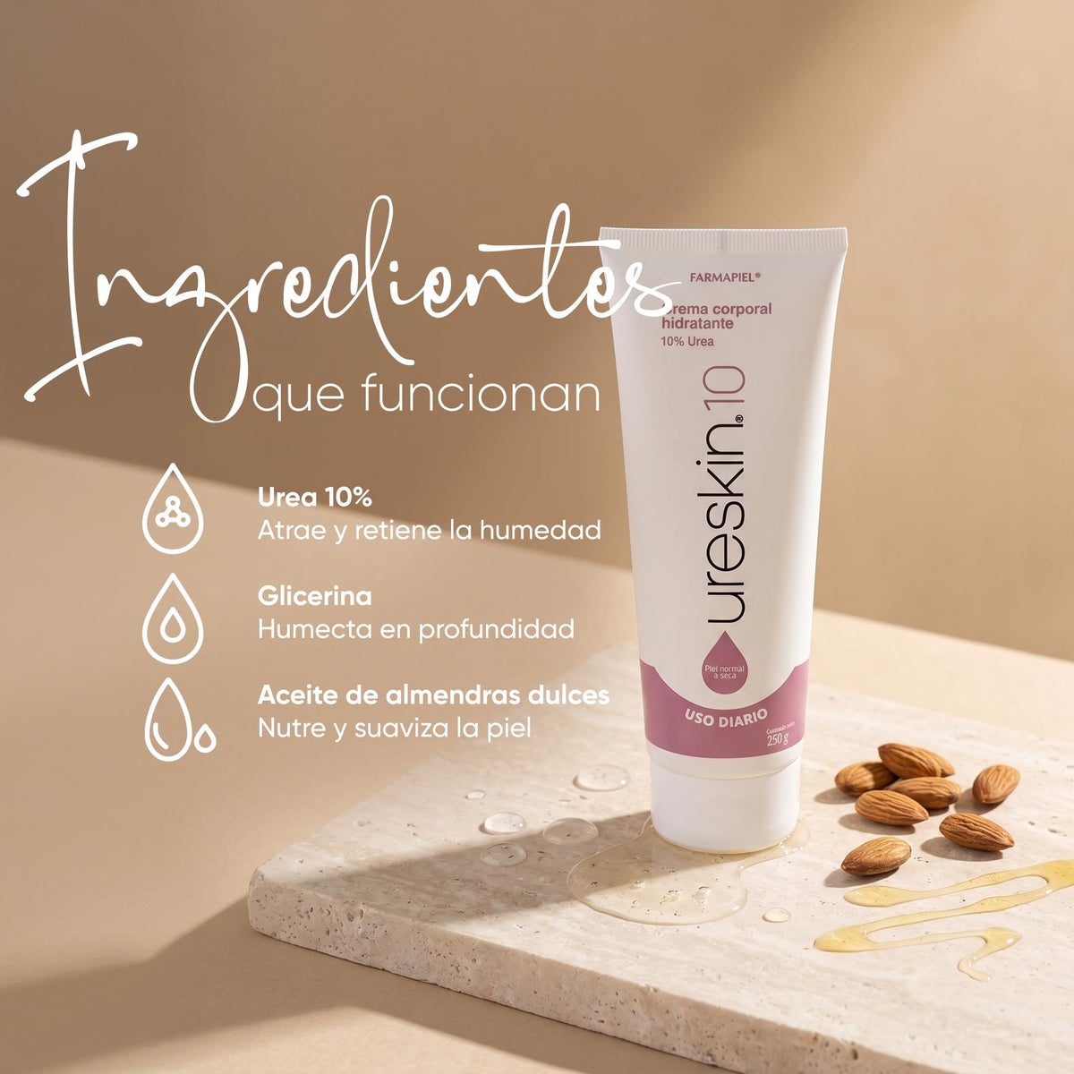 Ureskin Crema Corporal con Urea 10% 250 g