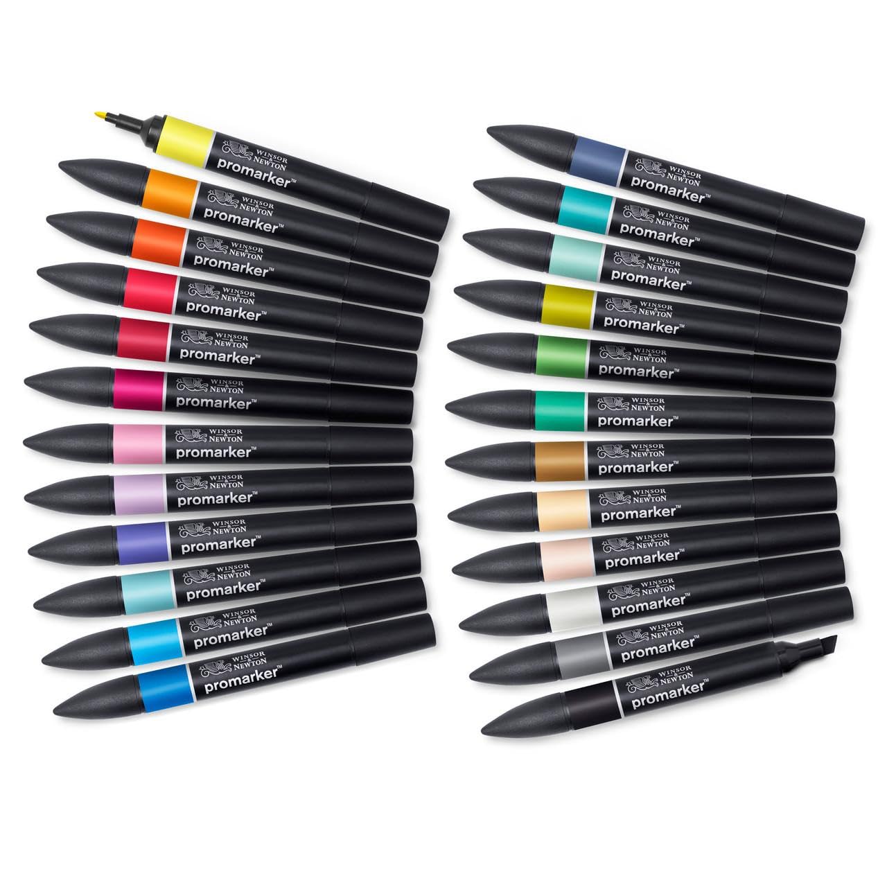 Set de ProMarker Winsor & Newton portafolios para artes e ilustraciones 24 Unidades